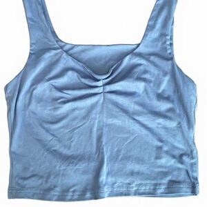 Women's Blue Sleeveless Top